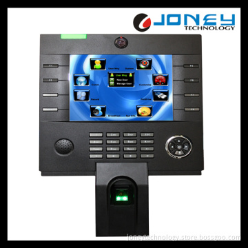 8 Inch Color TFT Screen Gui Interface Fingerprint Time Attendance and Access Control System with 300, 000 Pixels Camera Iclock3800